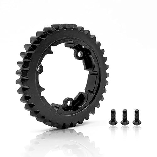 Palumma RC Motor Gear, 35T/1.5 Medium Carbon Steel Motor Gear Set for TRAXXAS-1/5 X-MAXX 6S MONSTER TRUCK-77076-4 RC Upgrade Part