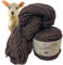 Wollblüte Wollgarn Grau/dicke Kuschelwolle aus Schafwolle/Strickfilzwolle/Bio Wolle / 100g Knäuel (Grau)