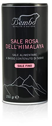 Sale Rosa dell’Himalaya 250 g - Povero di Sodio – Ideale per ridurre il Sodio nella Dieta – Ricco di Oligoelementi