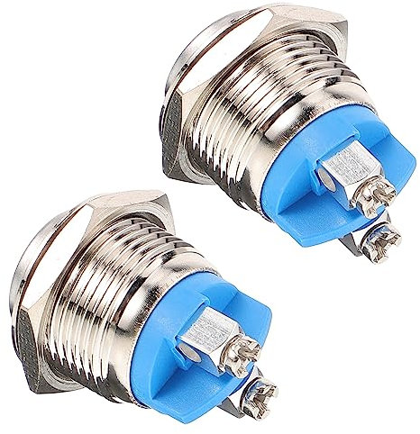 Homoyoyo 2pcs Lightweight Doorbell Button Easy to Install Self-resetting Ringer for Home Office Push Button Access Control Versatile Replacement for Doorbell Parts and Accessories