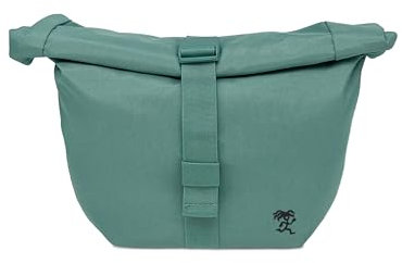 FUCHS & REBELL® Crossbody Tasche LUCA - Durchdacht & Nachhaltig – 3-Punkt-Gurt-System für Stabilität, robuste Magnetschnallen, viele Fächer & flexibles Volumen (4,5-8L) – Wasserabweisend (Mint Blau)
