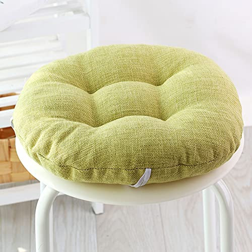 Stuhlpolster, rundes Sitzkissen, Futon-Sitzkissen aus Baumwollleinen, Esszimmerstuhlkissen, Futon-Sitzkissen, Tatami-Bodenkissen, Futon
