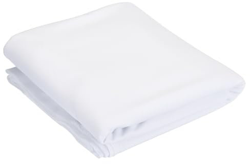 sourcing map White Speaker Mesh Grill Cloth (not cane webbing) Stereo Box Fabric Dustproof Cloth 150cm x 300cm 59 inches x 118 inches