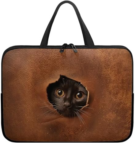 Xoenoiee Laptoptasche für Damen und Herren, wasserdichte Laptop-Hülle für Reisen
