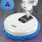 Vielrosse 2 in 1 Saugroboter und Wischfunktion, 60dB 5W 10000rpm Nass-Trocken-Kehrmaschine Intelligenter Roboter Wischmaschine USB Charging 25 * 25 * 6.5cm