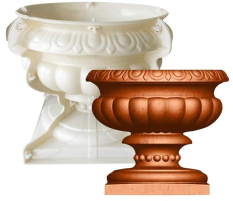 Plant Pot Mould, Flower Pot Mould | Concrete Garden Planter Mould - Art Craft Making Tools, Flower Container Mould for Making