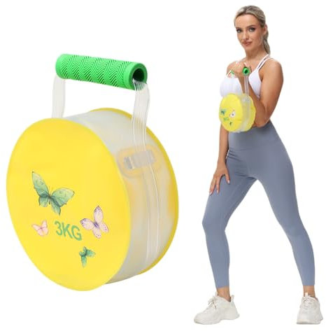 DEIRIS faltbare Weiche Kettlebell | 3 kg verstellbares Gewicht | Sandsack-Alternative | bodenfreundlich | für Anfänger geeignet | tragbares Stabilitäts-Fitnessgerät | Krafttraining & Ganztagstraining