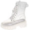 CEWIFO Stivali a Tacco Alto da Donna in Pelle Scamosciata Stivali Tacco Donna Scarponcini Trekking Donna Stivali da Donna Invernali Anfibi Scarpe con Pelo Donna