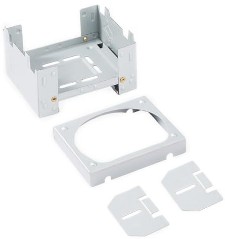 Limtula Verdickter Camping Picknick Herd Festbrennstoff Herd Für Wandercamp Faltbarer Herd Für Feste Alkohole Mit Windschutz