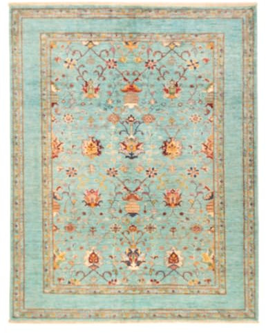 Morgenland Ziegler Teppich - Ariana - 198 x 151 cm - türkis