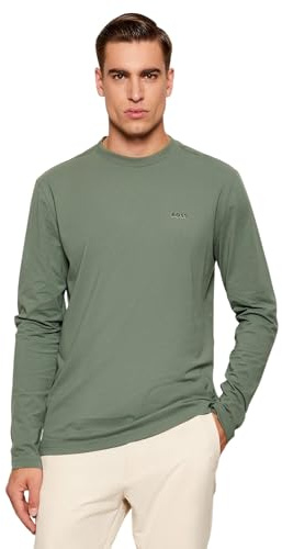 BOSS Men's Long T-Shirt, Open Green, L