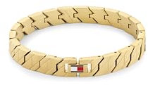 Tommy Hilfiger Jewelry Gliederarmband für Herren in Gelbgold mit der Ikonischen Flagge - 2790620