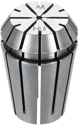 sourcing map Federzange ER20, 1 mm, 65 Mn, Federstahl, Präzisions-Fräs-Spannzangen für CNC-Gravur, Fräsen, Drehmaschine