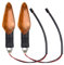 CKryzillix Blinker Motorrad, Motorradblinker 36V-72V Elektrische Scootor Rücklicht Blinker Licht Ebike Rücklicht Hinten Rack Lampe Rücklicht 36v 48v 60v 72v Universal Teile