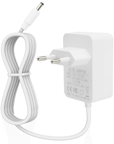 Ulegqin 15W Netzteil für Echo Dot(3rd 4th 5th Gen) 12V 1.25A Netzkabel, Netzteiladapter für Echo Dot Kids Edition, Ladekabel Netzteil für Echo Spot,Echo Show 5 Cube Netzadapter, 1.5M Ladekabel