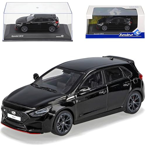 Hyunda. I30 N Schwarz 3. Generation Ab 2017 1/43 Solido Modell Auto