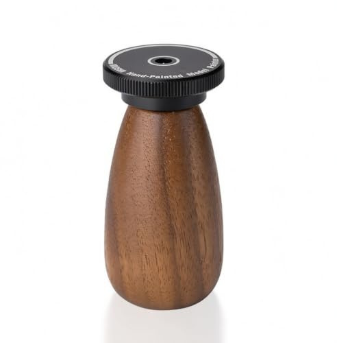 Jiuvaso Poignée de Peinture Miniature Support Tournant Plateau Rotatif Porte Modèles Manche Ergonomique et Alliage Accès 360 Degrés Adaptée aux Hobbyistes, Noir