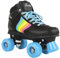 ROOKIE Forever Rainbow V2 Rollschuhe mit 4 Rollen, Unisex, für Kinder 34 Schwarz/Multicolor