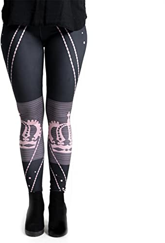 cosey - Business Line Leggings (Einheitsgröße) - Design Pinke Krone