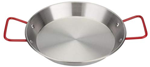 DOITOOL Griddle Pan Griddle Pan Griddle Pan Griddle Pan Griddle Pan Carbon Steel Paella Pan Restaurant Grade Paella Cooking Pan 24cm Non Stick Fry Pan Fondue Sets Cast Iron Steamer Pan Steamer Pan