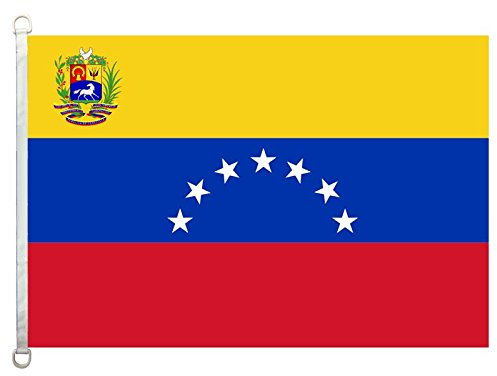 nothing Bandera de Venezuela 1954-2006, 90 x 150 cm, 100% poliéster, pancartas, impresión digital