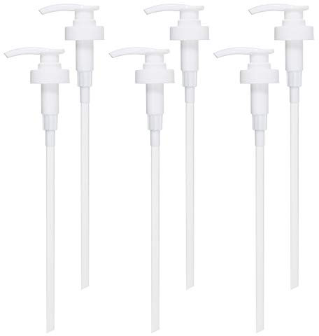 Pumpspender, passend für die meisten 38/400 Liter Kannen und Behälter, Ersatz für Desinfektionsmittel, Lotion, Shampoo, Conditioner (6 Stück)