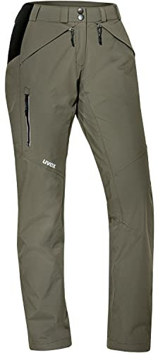 Uvex ADA 17580 Outdoorhose - Frauen-Regenhose mit Mesh-Futter - Grau - 36