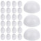 Weihnachtsbastelball 50 halbe -Kugeln Styroporkugeln Weihnachten Kugel Ornamente für DIY Modellierung Dekorationen Party Gefälligkeiten 6 cm Hohle Halbkugel Für Kunst