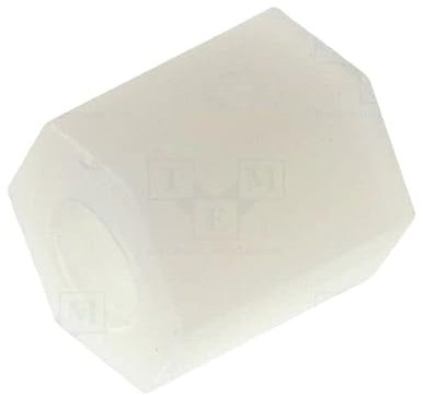 Distanzmuffe mit Gewinde; sechskant; Polyamid; M3; 6mm HP-6 Distanzhülsen aus Kunststoff