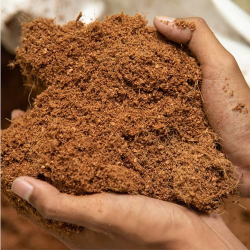 UK GROW Coconut Coir fibre Coco - 5L - Organic Soil Media Hydroponics Substrate Compost (5ltr)