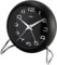 PRIM Dream Alarm Wecker, Analoger Wecker aus Kunststoff mit Metall-Füßen, Ouarz-Schrittmotor, Quartz-Taiwan, Eine Kombination modernem und Retro-Design, Schwarz, C01P.4086.90, Klein/Normal