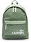 Lacoste Damen und Herren Fashion Rucksack Backpack,100% recyceltes Polyester, Rucksack Backpack modisch,GRÜN/Weiss (L75),Einheitsgröße (One Size)
