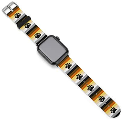 Bear Pride - Cinturino di ricambio in silicone per Apple iWatch da 38-40 mm o 42-44 mm, 38mm/40mm, silicone