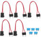 5-Teiliges Automobil-Kfz-Flachsicherungshalter-Set 16 AWG Mini-Sicherungshalter-Anschluss mit 5-Teiliger 15-A-Sicherung (ACL L 29,2 mm)