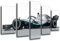 Cuadros Camara Modernes Fotobild, für Auto, Formula 1, Mercedes F1, W10, Mercedes F1 2019, Lewis Hamilton, Valtteri Bottas, 165 x 62 cm, Ref. 27296