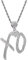 YAHOYA Trend Metall Intarsien Zirkon Alphabet Xo Anhänger Persönlichkeit Männer Damen Street Glamour Mode Hip Hop Halskette Schmuck Geschenke