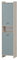 Schildmeyer Hochschrank Lindholm 154382, Sandeiche Dekor/Taubenblau, 40,2 x 33 x 176,3 cm