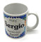 PLUS HOME Taza personalizada con nombre. Regalos personalizados con nombre y texto. Tazas con frases originales.SERGIO