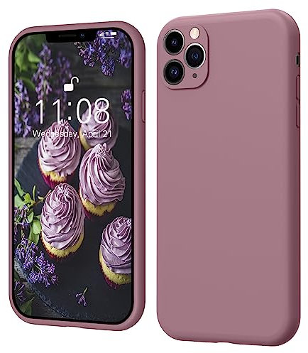 iPhone 11 Pro Hülle Silikon Case, ElestBela Hanyhülle iPhone 11 Pro Ultra Dünn Slim mit Microfiber, Kratzfeste Rundumschutz Case Schutzhülle Hülle für iPhone 11 Pro 5.8'' Violett
