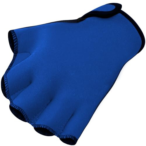 Aqua Gloves Schwimmpaddel, Schwimmhandschuhe, Größe S, Blau