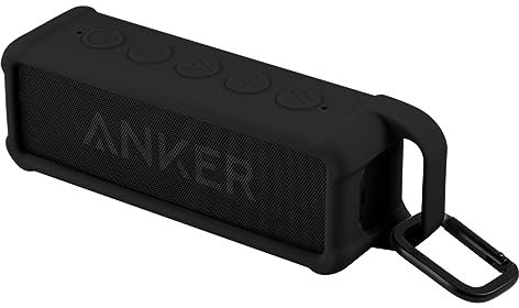 Silicone Case for Anker Soundcore 2 SpeakerProtective Cover Portable Speaker Travel Bag Carrying Case for Soundcore 2