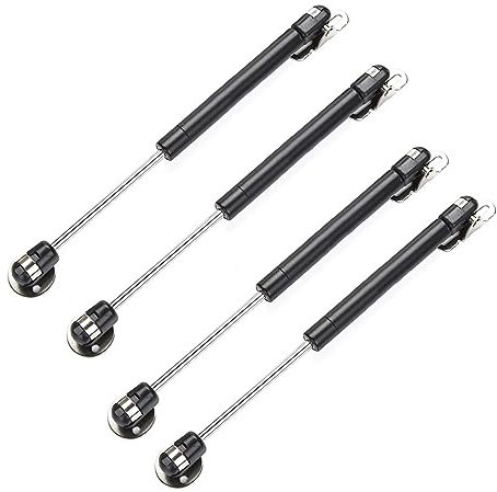 langsam verstreben 4 STÜCKE Bettkasten Spielzeugkiste Strut Deckel Unterstützung Möbelbeschläge Schranktür Gasfeder Scharniere 6-15 KG Küchenschrank Hydraulisches Scharnier Scharniere schließen (Colo