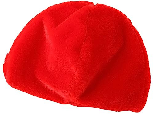 Gadpiparty 1stk Papagei Kopfbedeckung Weicher Papageienhut Halloween-partyhut Bauern-partyhüte Plüsch-papagei-mütze Papagei Kostüm Wintermütze Rot Geschenk Karikatur Plüsch Und Pp Baumwolle