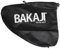 BAKAJI Bolsa para soplador de Hojas de Tela Extra Resistente Negra, Bolsa Recogida para aspiradoras de Hojas, Bolsa recogedora de desechos Aspirador de jardín, Capacidad 45 l (Bolsa)