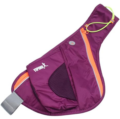 DIKACA 1PC Nylon Laufgürteltasche Kopfhörerloch Tragbarer Telefonspeicher für Outdoor-Sport