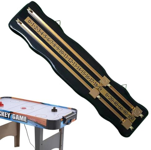 Facynde Shuffleboard-Score-Keeper,Shuffleboard-Anzeigetafel - Wood Billard Scorer Score Keeper & Scoreboard - Leicht lesbarer, wiederverwendbarer, durchsichtiger Billard-Punktezähler für 2 Spieler,