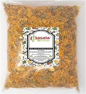 1kg Marigold Flowers Dried Calendula Tea Infusion Premium Quality by Masala Cottage®