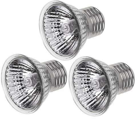 Sosoport Reptilien Heizlampe E27 Mit Uva Uvb Licht Für Terrarien 5X5 Cm Ideal Für Schildkröten Eidechsen Und Amphibien Wärmelampe