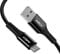 Samsung USB C Cable - 2M Fast Charging, 3A Nylon Braided USB A to USB Type C Charger for Galaxy Note 20/10 Plus/9/8/S10/S10E/S21/S20/S9/S8/A10e/A20/A40/A50/A70 - Black