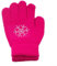 Yuanpgky Eiskunstlauf-Handschuhe, rutschfeste Greiferhandschuhe, Winter, warm, Kinderhandschuhe mit Schneeflocken zum Üben, Wettbewerb, Winter, warmer Fäustling (M, Rosa)